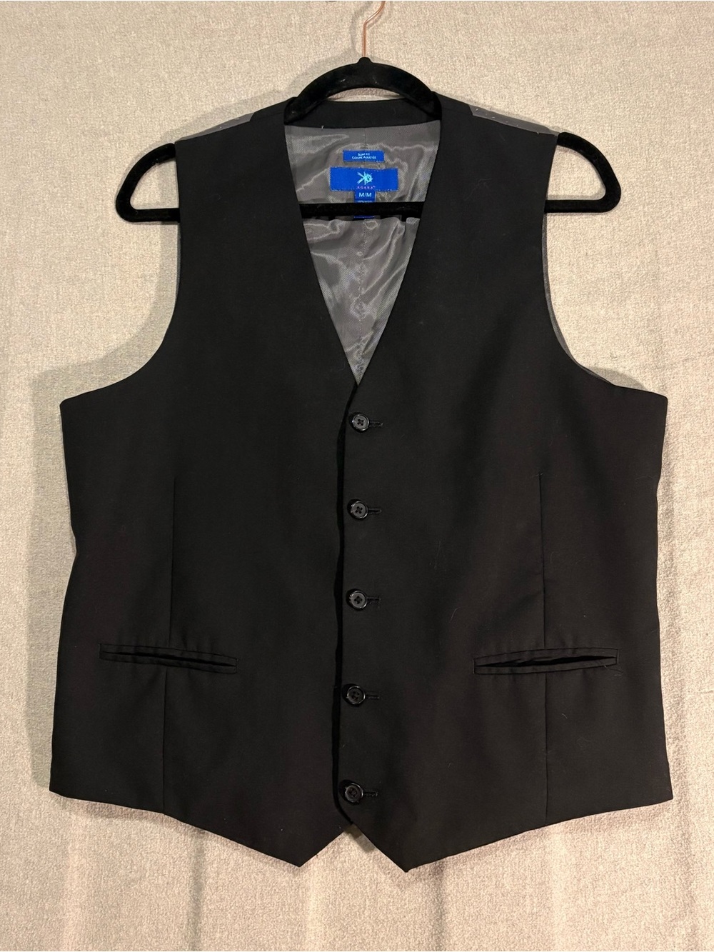 Egara Black Men's Dress Vest